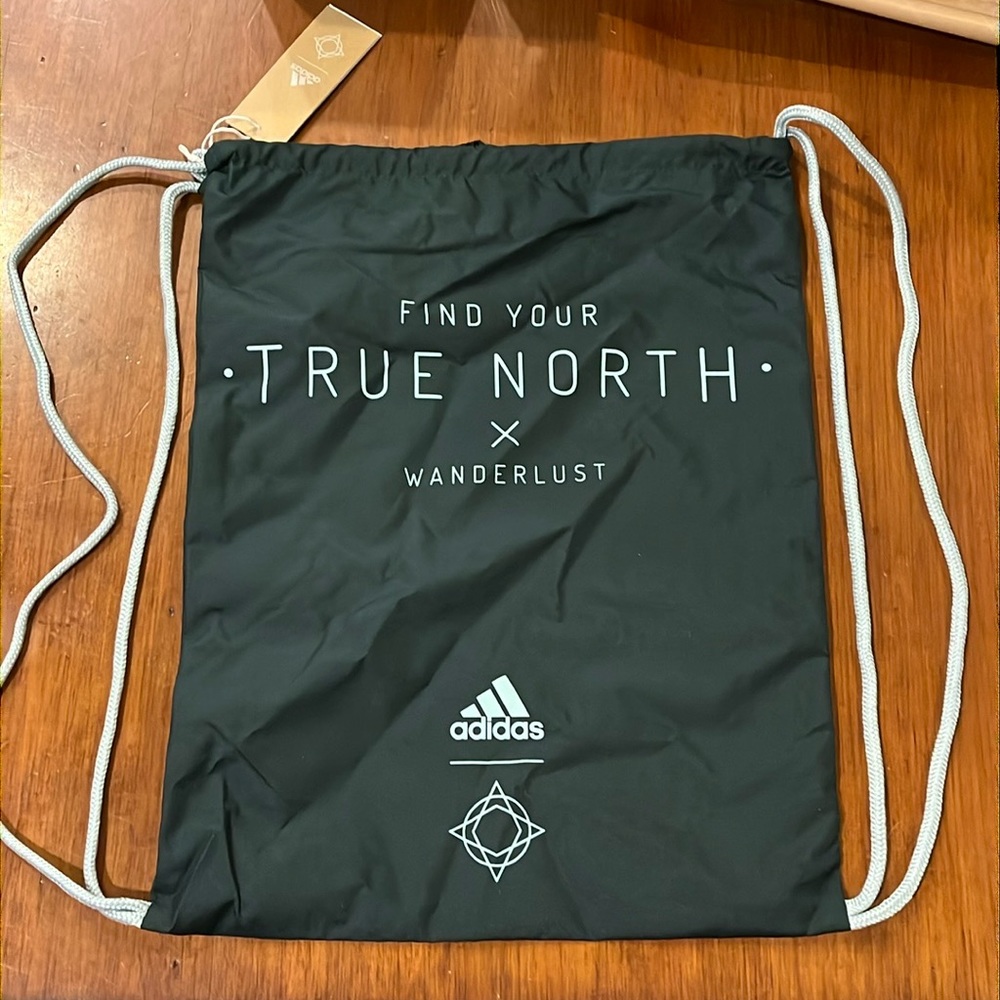 Adidas X Wanderlust Find Your True North Music Festival Gym Bag sack Backpack